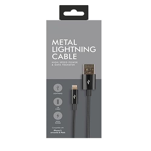 Zale Yardley Charging Cable, I-phone Cable 1meter, Fast Charger, Data Transfer, 3A Nylon Braided
