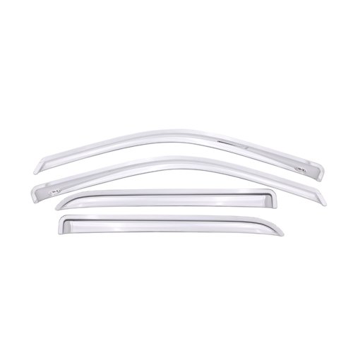 Auto Ventshade AVS 684109 Chrome Ventvisor Side Window Deflector, 4-Piece Set for 2009-2018 Dodge Ram 1500 w/Crew Cab, 2010-2018 Ram 2500 & 3500 w/Crew & Mega Cab; 2019 Ram 1500 Classic Crew Cab