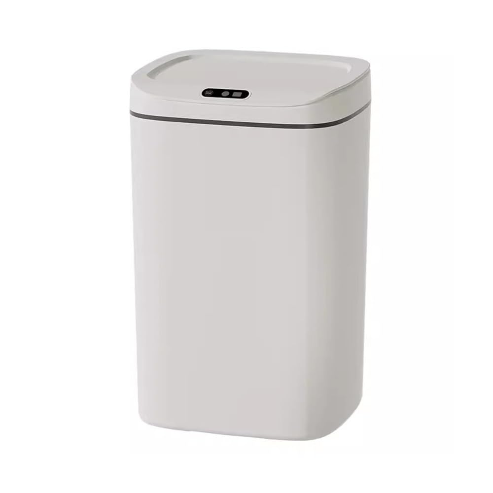 Poubelle grande taille 16L avec couvercle pour salon cuisine et maison - 7