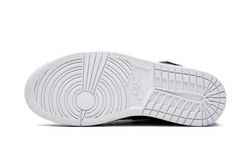 Jordan Nike Womens Air 1 Hi OG Fearless Black/Black-MTLC Rose Gld Synthetic Size 6.5