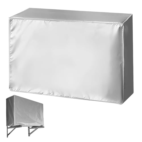Copri Condizionatore da Esterno Universale, 86 × 32 × 56cm, Impermeabile e Anti-UV, Protezione Universale Contro Polvere e Neve, Materiale Durevole in Poliestere