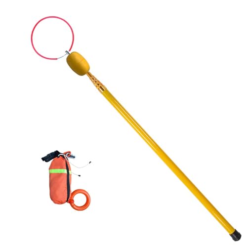 Perche de sauvetage télescopique pour sécuriser les zones de baignade
