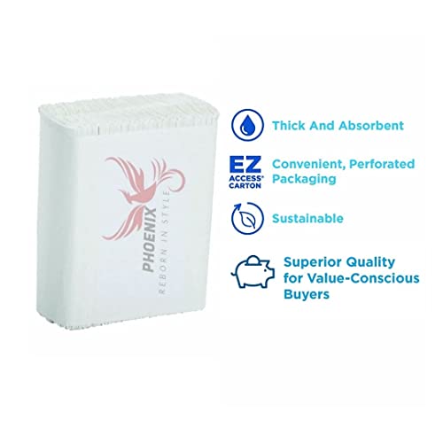 ROKOO Phoenix Multifold Hand Towel/M-Fold Tissue Paper-1000 Pieces From