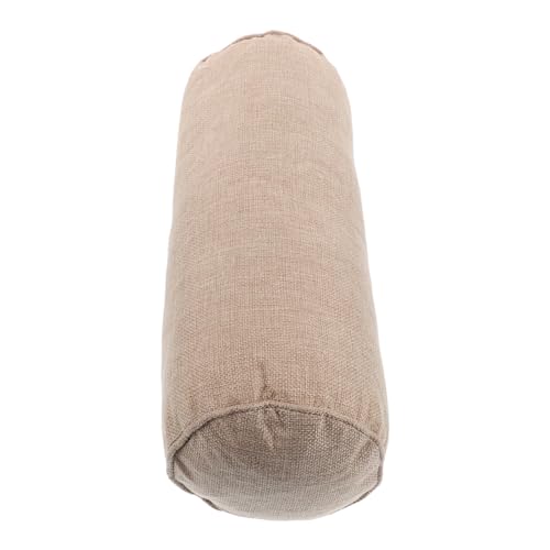 HOLIDYOYO Cotton Linen Foot and Neck Support Pillow Massage Therapy Bolster Cushion for Home Office Travel Comfortable Roll Pillow to Elevate Legs and Fatigue Versatile Beauty Bed Foot Rest