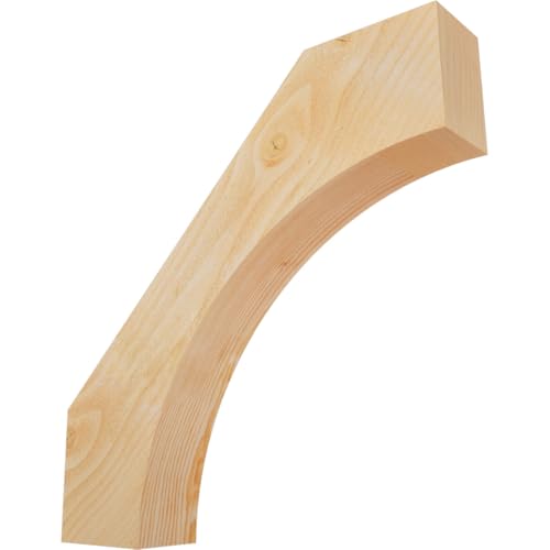 Ekena Millwork BRC04X22X22WTL00RDF 4"W x 22"D x 22"H Westlake Rough Sawn Knee Brace, Douglas Fir