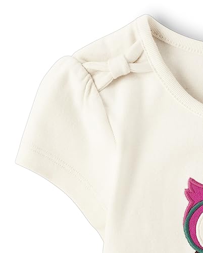 Image of Gymboree Girls' and Toddler Embroidered School T-Shirt