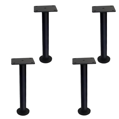 Patas de soporte de cama de metal de altura ajustable, repuesto resistente para muebles, sofá, mesa, aparador, compatible con varias camas y sofás