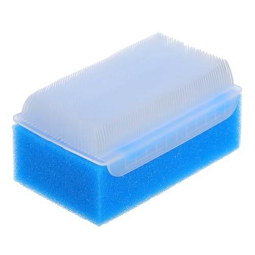 TOVINANNA Cepillo Sensorial para Bebés Azul Cepillo de Presión para Estimulación Táctil Esponja de Baño Portátil para Integración Sensorial y Cuidado Infantil