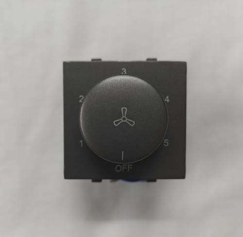 Image of Logitec Fan Regulator 5-Speed Type: TWO MODULE PENTA Graphite Black