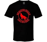 Short Sleeve OKY Teen Wolf Beacon Hills Lacrosse Shirt Black White Tshirt Men\'s