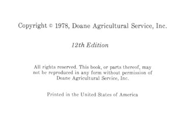 Paperback Doane's Farm Management Guide: A Complete Reference of Farming Information Book