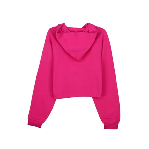Diadora Kids Girls Jg Power Crop Hoodie Athletic Outerwear Casual - Pink2