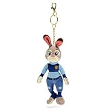 Disney Store Japan Official, Zootrópolis, Judy Hopps, pequeño, Llavero con Peluche, 18 cm, conejita de Peluche con Uniforme de policía