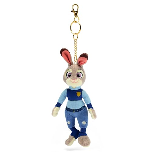 Disney Store Japan Official Porte-clés Petite Peluche Judy Hopps, Zootopie, Peluche Lapin en Uniforme de Police, 18 cm