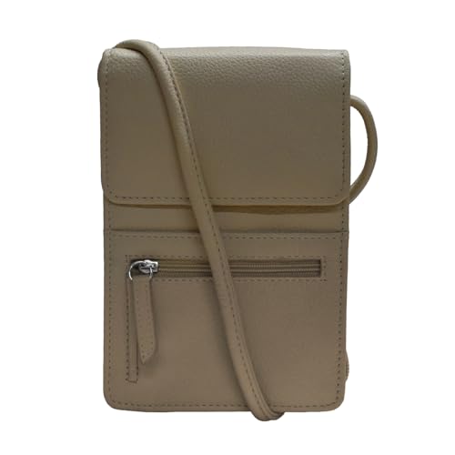 Image of ili New York 6827 Genuine Leather Crossbody Organizer with RFID Blocking Lining | Genuine Leather