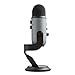 Blue Yeti USB Microphone for Recording, Streaming, Gaming, Podcasting on PC and Mac, Condenser Mic for Laptop or Computer with Blue VO!CE Effects, Adjustable Stand, Plug and Play - Slate