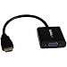 StarTech.com HDMI to VGA Adapter - 1080p - 1920 x 1080 - Black - HDMI Converter - VGA to HDMI Monitor Adapter