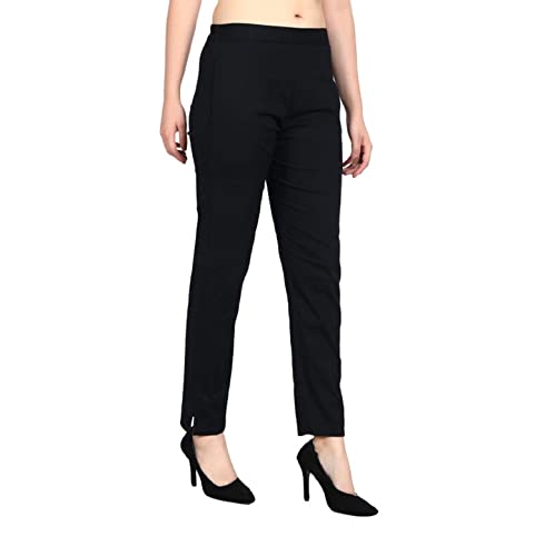 Image of SriSaras Women's Premium Cotton Trousers /Pants