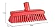Vikan 70424 Kompaktes Wand-/Deck-Peeling – hart – rot