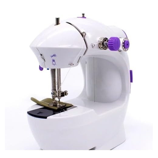 Mini Máquina de Costura Portátil 2 Velocidades Bivolt Com Pedal