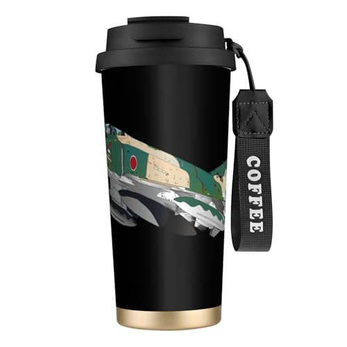 �R�[�q�[�J�b�v �^���u���[ RF-4EJ �C�[�O���퓬�@ ��s�@ ���@�r ���� �X�e�����X�� �R���r�j�J�b�v �W�t�� �X�g���[�t�� ������ �ۉ� �ۗ� ������� �ԗp 500ml Black