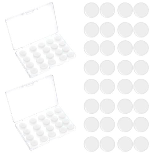 20 Paar Silikon Ohrenstöpsel, Ohrenstöpsel für Die Nacht, Wiederverwendbare Ohrstöpsel mit Geräuschunterdrückung zum Schlafen Schwimmen Anti Schnarch Schutz, Ideal zum Konzert, Schwimmen, Duschen