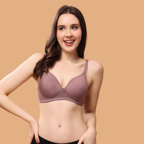Image of Floret Women's Convertible-Straps T-Shirt Bra Lightly Padded & Non-Wired Medium Coverage Bra