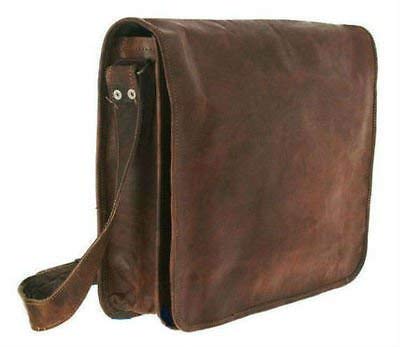 RSN Flycatcher Original Bombay Brown Leather Messenger Bag | Padded Laptop Compartment | Office Bag For Size 13 Inch (B07G2VGK26) Amazon Price History, Amazon Price Tracker