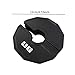 Menolana Fractional Weight Plate Dumbell Weight Rubber Space Saving Portable Gym Supplies Small Change Plate for Dumbbells Standard Barbells, 0.5kg