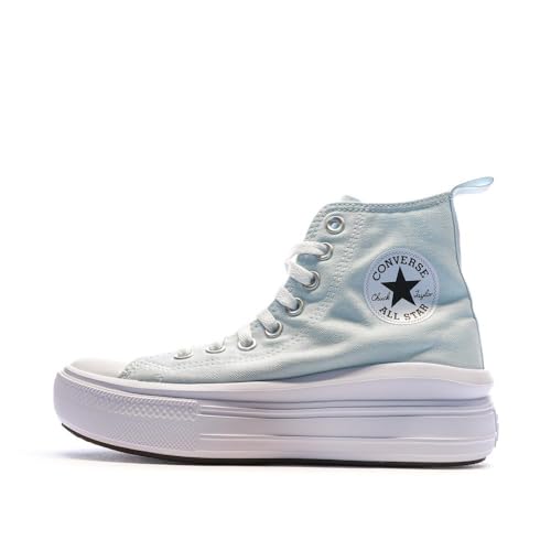 Converse - Zapatillas de deporte para mujer, color azul cielo, Chuck Taylor All Star Move, azul, 39 EU