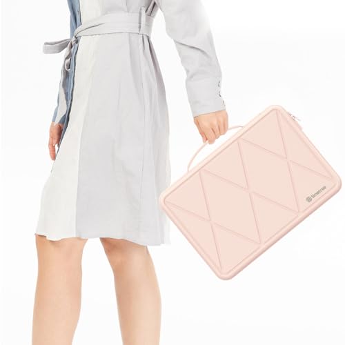Image of Smatree M23T Hard EVA Protective Sleeve for 13 inch MacBook Neo 2026 | Compatible for 13 inch MacBook Neo 2026,Water-Resistant Protective Laptop Bag Sleeve,Pink(X8017T)