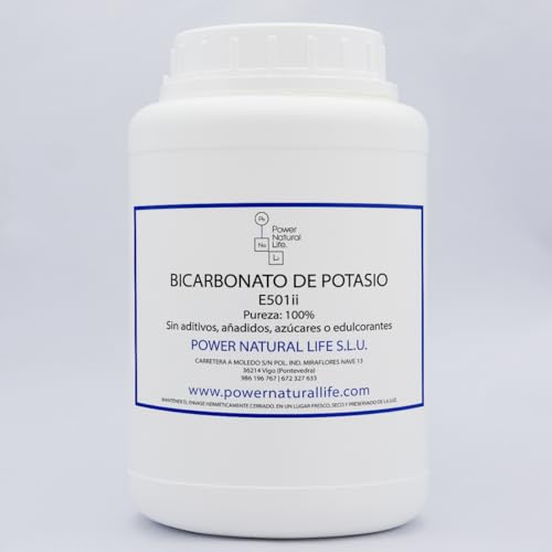 Ácido tartárico Power Natural Life | Conservante natural | E334 grado alimentario | 100% Puro, sin Añadidos | Envase de 1 kg