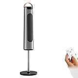 Radiador de Aire Caliente y Frio, Calefactor Torre Oscilante 2000W Bajo Consumo con Termostato Regulable, Mando, Temporizador 8 Horas, Pantalla LED, ProteccióN Contra El Sobrecalentamien(Color:plata)