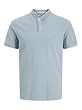 polo ralph lauren homme xs Jack&Jones Essentials Polo pour adulte, coupe ajustée, brodé, boutonnière, col polo, manches courtes