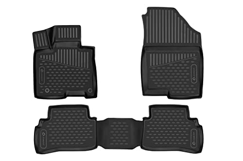 Tapis de Sol 3D ELEMENT sur Mesure pour Hyundai Tucson (IV) 2020- Europe, 3 pcs.