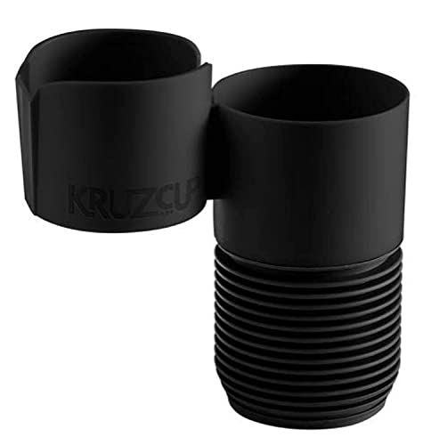 Organizador para consola con portavasos doble negro miniatura 1