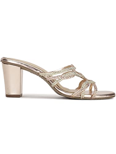 Image of Marie Claire Womens PAIGE MULE Heels, Rose Gold, (7715538)