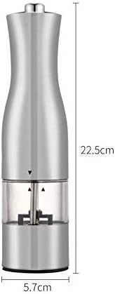 Electric Pepper Grinder Household Black Mill Automatic Stainless Steel Kitchen Seasoning Powder
