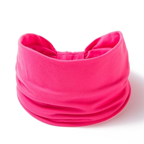 Thayakii Sportstirnband Damen elastisches Haarband schweißabsorbierendes Fitness Kopftuch Fashion Outdoor Sport Stirnband (Rose)
