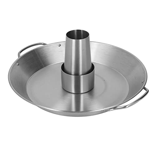 Rejilla para Asador de Pollo, Resistente Rejilla para Asador de Pollo con Lata de Cerveza de Acero Inoxidable 430 para Ganso para Pato