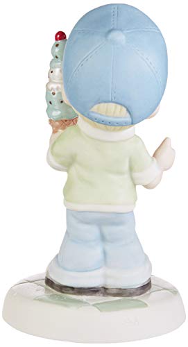Precious Moments 193017 Grandma You're The Sweetest Boy with Ice Cream Cone Bisque Porcelain Figurine, Multicolor - Image 4