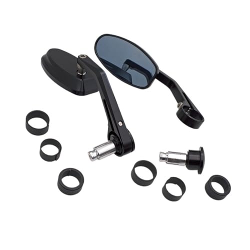 Espejos retrovisores de manillar moto 22mm bobber cruiser laterales 2