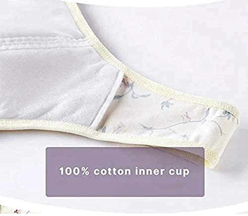 Image of KHDFID Front Button Bra, Convenient Sports Bras Women Cotton Ultra Soft Cup