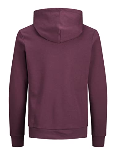 JACK & JONES Herren JJECORP Logo Sweat Hood, Port Royale/Large Print/W WHI, S – Ansicht 3