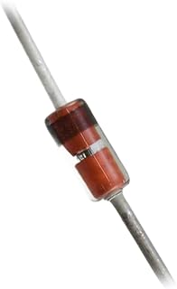 Pack of 63 1N5221B Diode Zener Single 2.4V 5% 500mW 2-Pin DO-35 Bag, Bulk, RoHS
