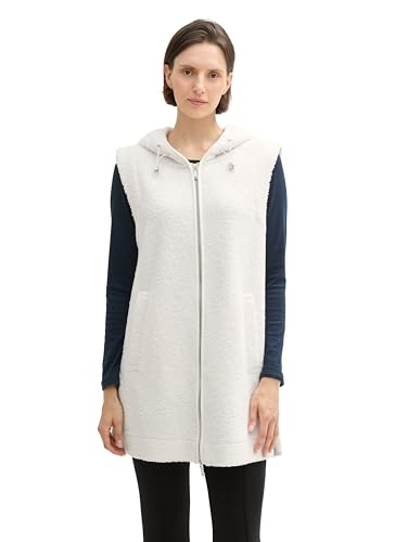 TOM TAILOR 1043177 Maillot de survêtement Femme veste zippée sweat sport noir