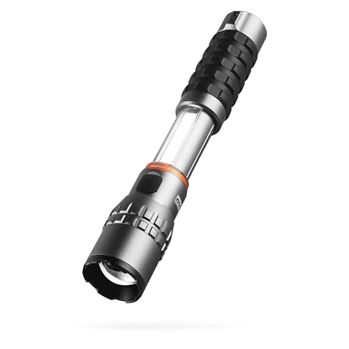 NEBO SLYDE KING Flashlight | High Lumens, Rechargeable COB Work Light & LED Flashlight, Waterproof, Magnetic Base, Great for Camping & Hunting, Includes Charging Cable