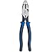 Klein Tools J20008 Pliers, 8-Inch Side Cutters, High Leverage Lineman