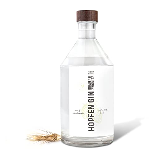 Brauerei Zwönitz Erzgebirgischer Hopfen Gin 0,5 Liter/ausgefallener Gin aus Zwönitzer India Pale Ale Craft Beer/Gin…