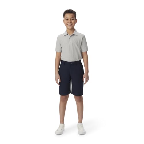 Image of French Toast Boys' Flat Front Microfiber Performance Stretch Short